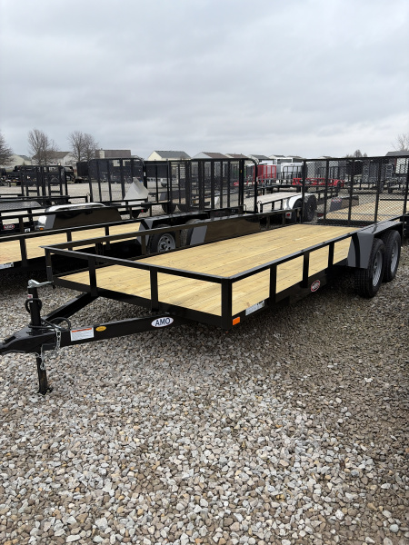 New 2026 AMO UT182 Utility Trailer 76X18 TA (GVW:7000)