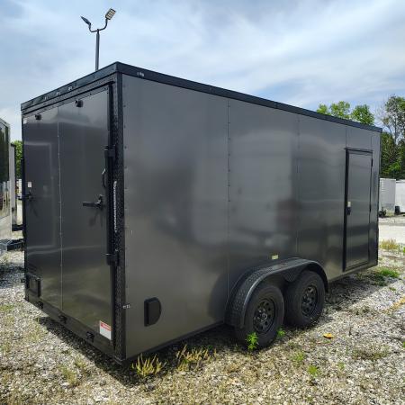 New 2026 Maximum Cargo Trailers 7x16 TA, 7' interior height , 3.5k axles, .080 polycore Cargo / Enclosed Trailer