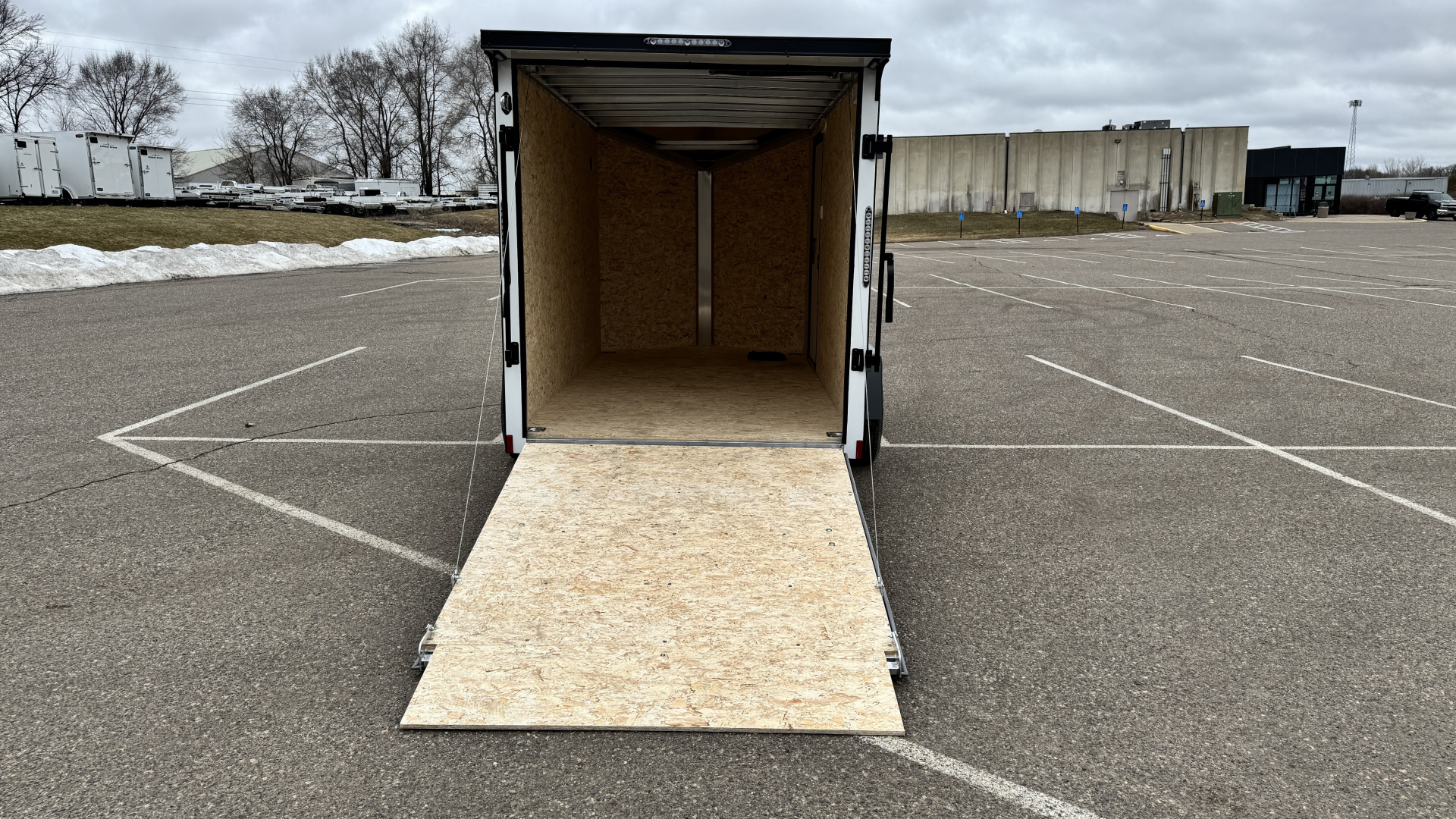 New 2026 Lightning 6x12 Enclosed Aluminum Cargo Trailer - RAMP DOOR!