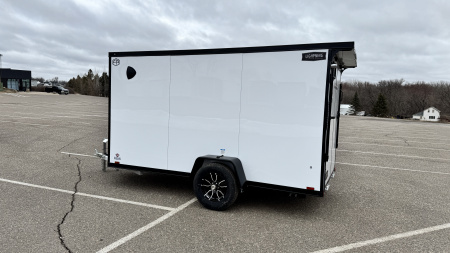 New 2026 Lightning 6x12 Enclosed Aluminum Cargo Trailer - RAMP DOOR!