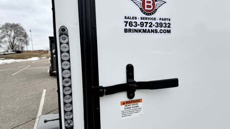 New 2026 Lightning 6x12 Enclosed Aluminum Cargo Trailer - RAMP DOOR!