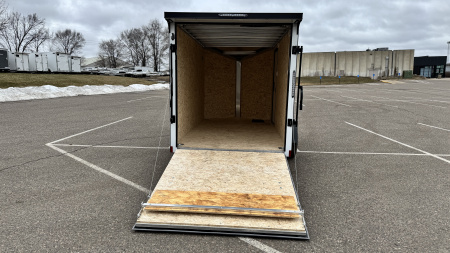 New 2026 Lightning 6x12 Enclosed Aluminum Cargo Trailer - RAMP DOOR!