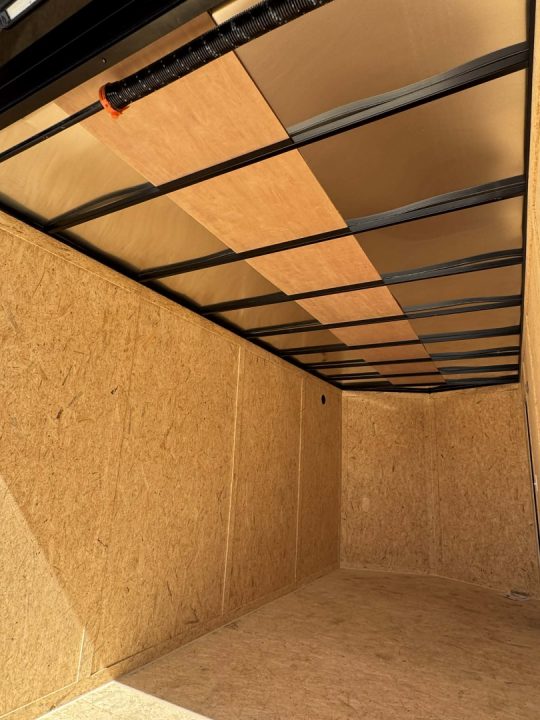 New Pace American 7X16 Cargo / Enclosed Trailer .080 SCREWLESS EXTERIOR GREAT FOR GRAPHICS! REAR WING!! LIMITED TIME SPECIAL ALUMINUM WHEEL UPGRADE!