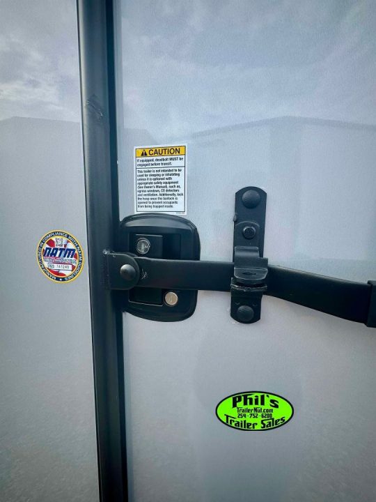 New Pace American 7X16 Cargo / Enclosed Trailer .080 SCREWLESS EXTERIOR GREAT FOR GRAPHICS! REAR WING!! LIMITED TIME SPECIAL ALUMINUM WHEEL UPGRADE!