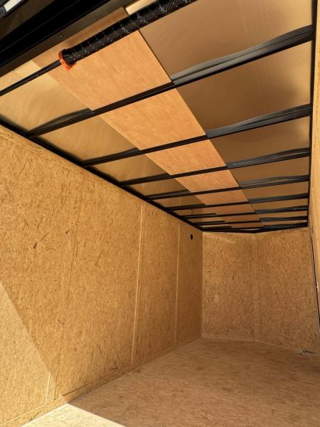 New Pace American 7X16 Cargo / Enclosed Trailer .080 SCREWLESS EXTERIOR GREAT FOR GRAPHICS! REAR WING!! LIMITED TIME SPECIAL ALUMINUM WHEEL UPGRADE!