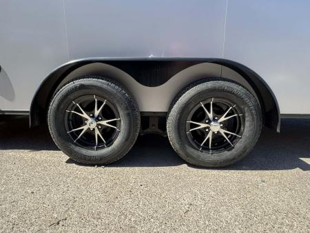 New Pace American 7X16 Cargo / Enclosed Trailer .080 SCREWLESS EXTERIOR GREAT FOR GRAPHICS! REAR WING!! LIMITED TIME SPECIAL ALUMINUM WHEEL UPGRADE!