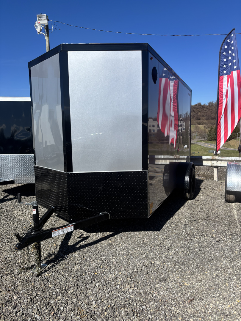 New 2026 Legend Trailers 6 X 12 ENCLOSED CARGO TRAILER (SILVER)