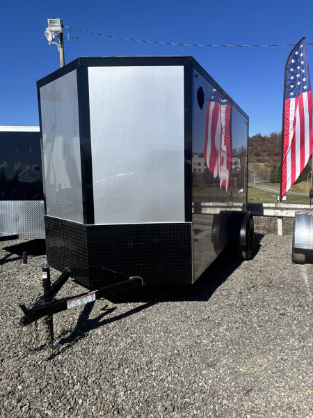 New 2026 Legend Trailers 6 X 12 ENCLOSED CARGO TRAILER (SILVER)
