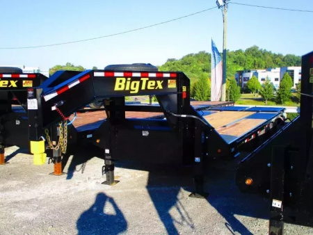 New 2026 Big Tex Trailers 22GN 102 X 20+5 Equipment Trailer Deckover Trailer