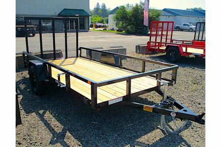 New 2025 Sure-Trac Tube Top 6 X 12 Utility Trailer