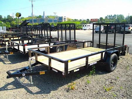 New 2025 Sure-Trac Tube Top 6 X 12 Utility Trailer