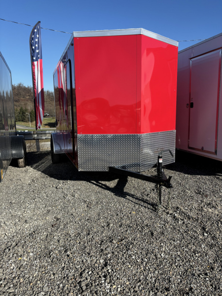 New 2026 Legend Trailers 6 X 12 CARGO ENCLOSED TRAILER (RED)