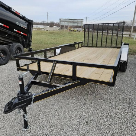 New 2026 Maxwell 83X16 Tandem Deluxe Utility Trailer