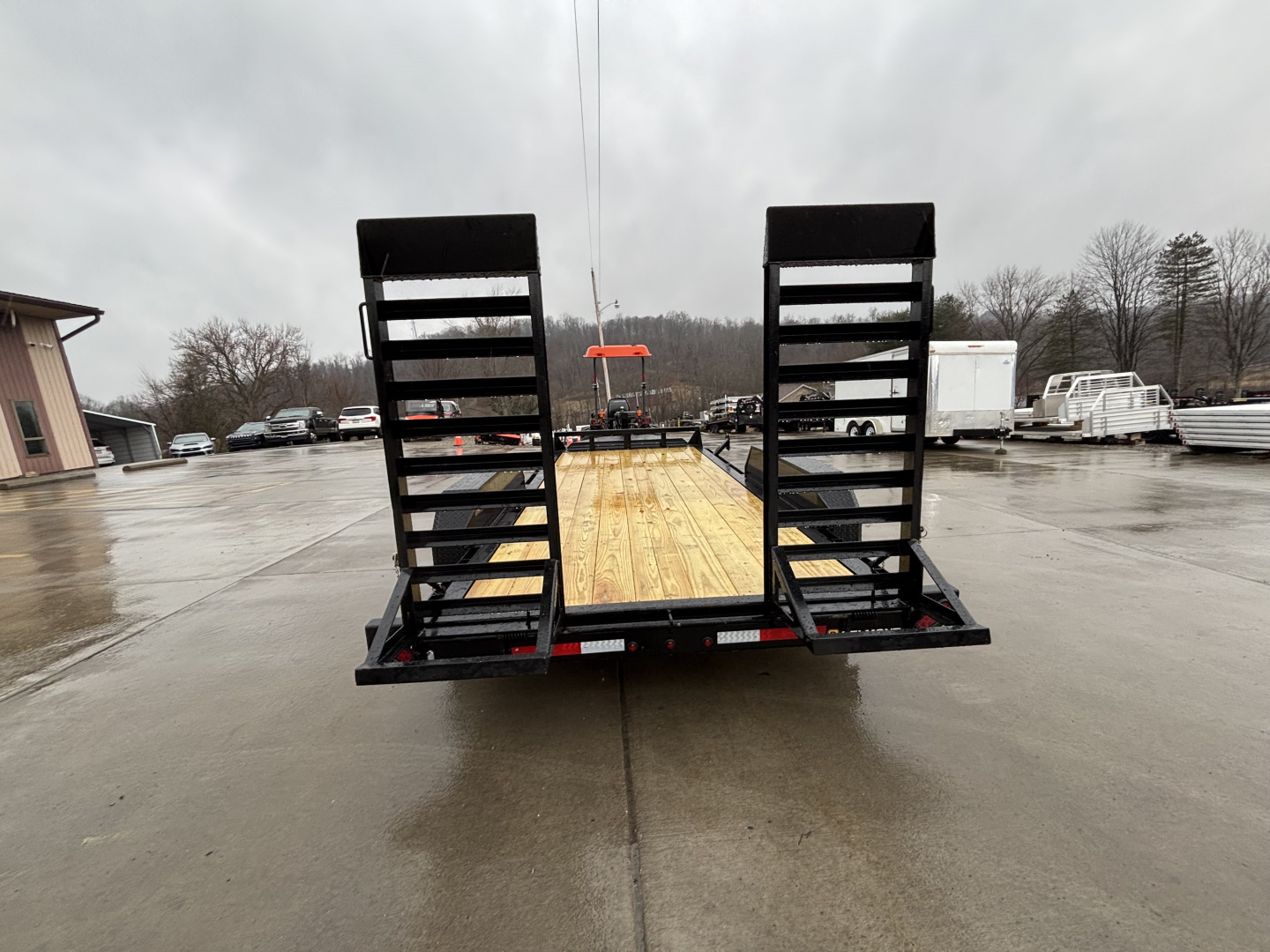 New 2026 Belmont Trailers - EFX 8216 Equipment Trailer w/ Stand Up Ramps - 14000# GVWR