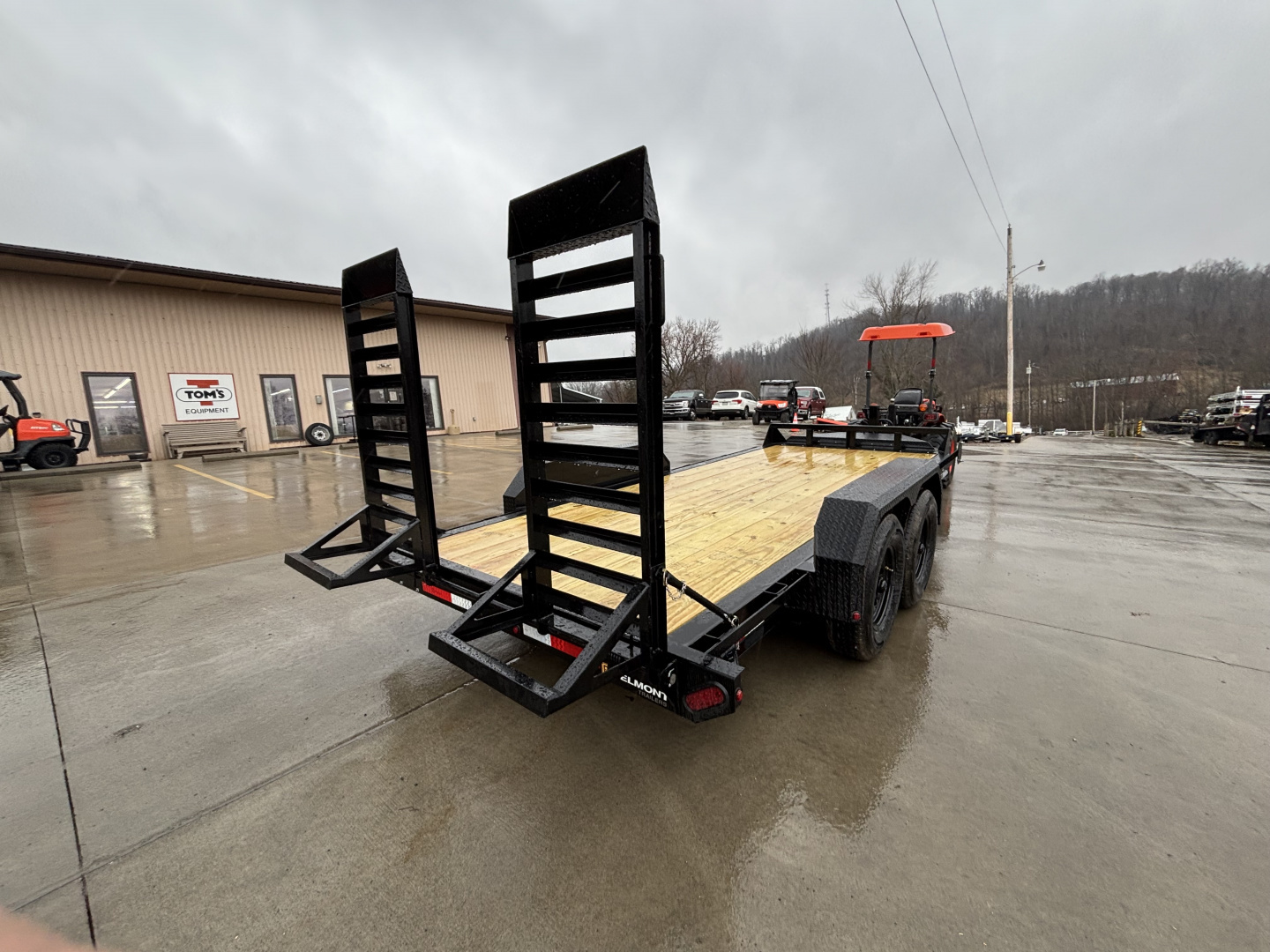New 2026 Belmont Trailers - EFX 8216 Equipment Trailer w/ Stand Up Ramps - 14000# GVWR