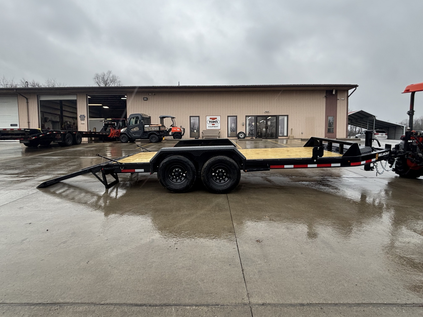 New 2026 Belmont Trailers - EFX 8216 Equipment Trailer w/ Stand Up Ramps - 14000# GVWR