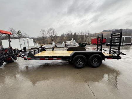 New 2026 Belmont Trailers - EFX 8216 Equipment Trailer w/ Stand Up Ramps - 14000# GVWR