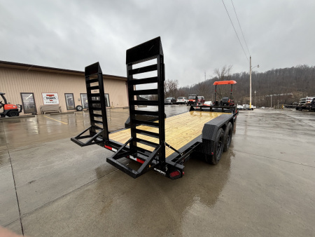 New 2026 Belmont Trailers - EFX 8216 Equipment Trailer w/ Stand Up Ramps - 14000# GVWR