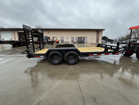 New 2026 Belmont Trailers - EFX 8216 Equipment Trailer w/ Stand Up Ramps - 14000# GVWR