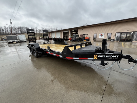 New 2026 Belmont Trailers - EFX 8216 Equipment Trailer w/ Stand Up Ramps - 14000# GVWR