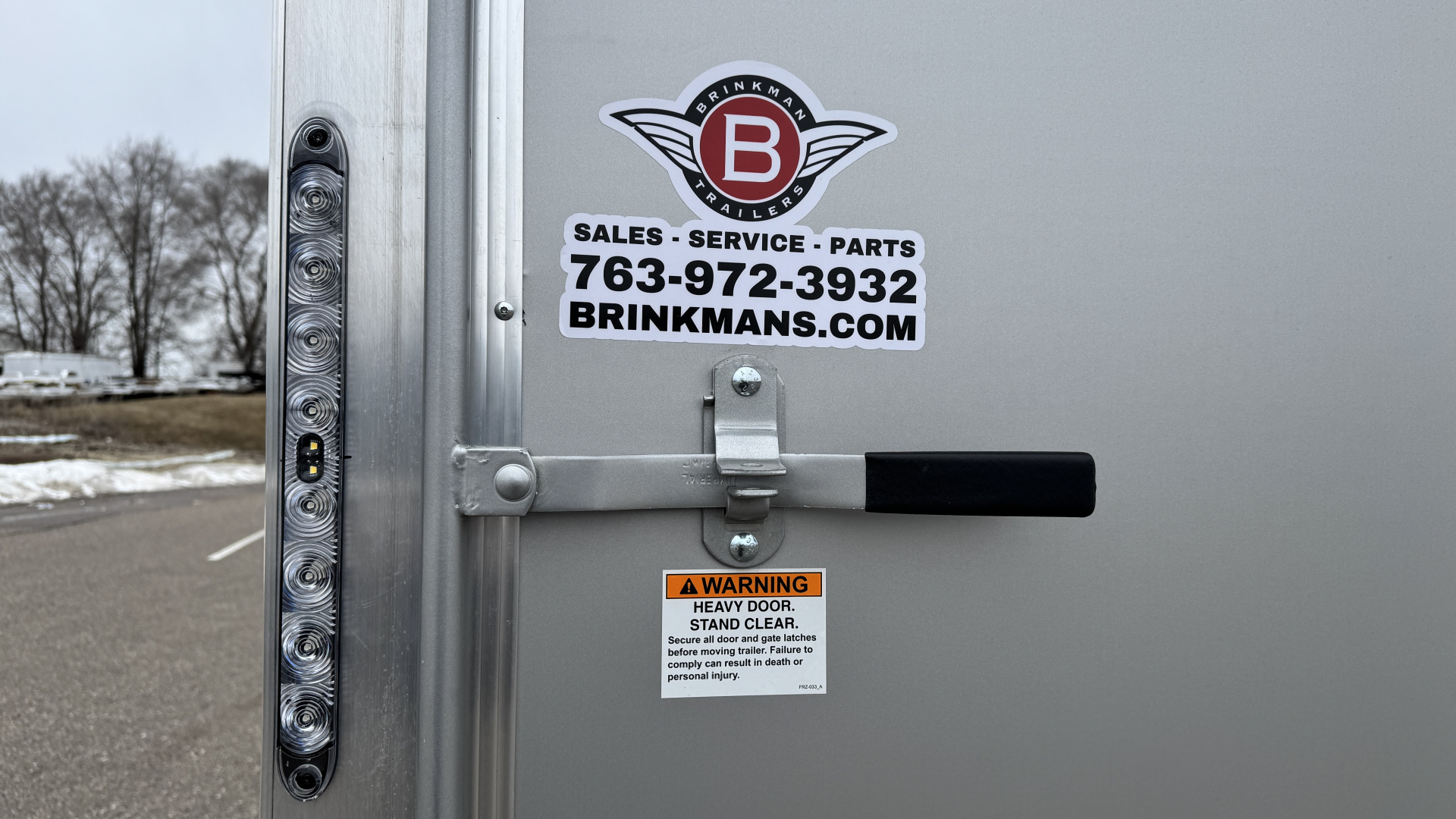 New Lightning 7.5x12 Aluminum Tandem Axle Enclosed Trailer - Rear Ramp!