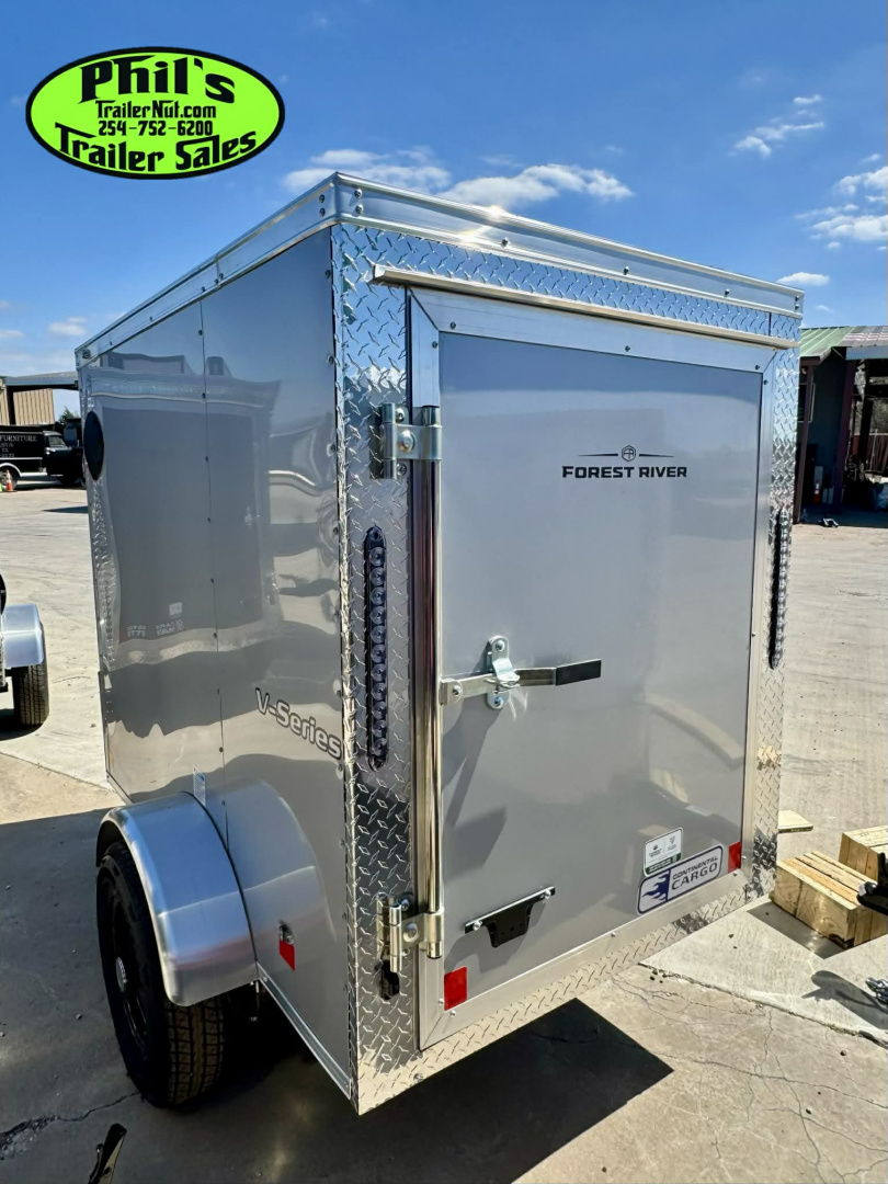 New Continental Cargo 4X6 Cargo / Enclosed Trailer SWIVEL JACK UPGRADE!