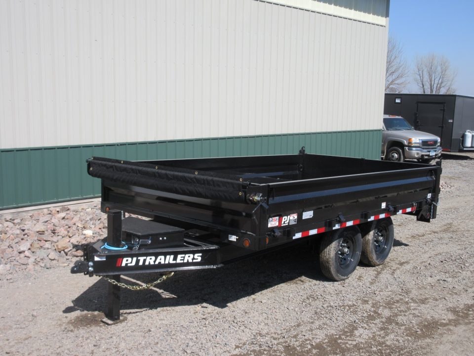 New 2026 14'x96" 14K PJ Deckover Dump Trailer