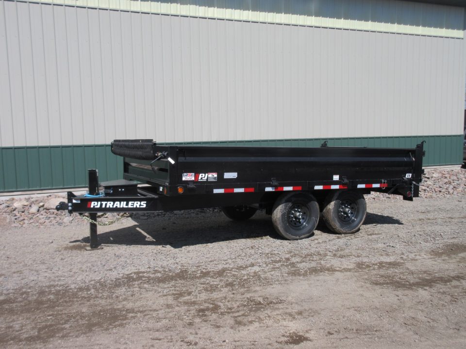 New 2026 14'x96" 14K PJ Deckover Dump Trailer