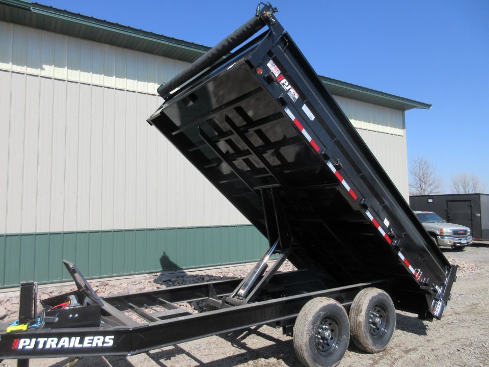New 2026 14'x96" 14K PJ Deckover Dump Trailer