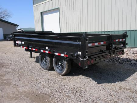 New 2026 14'x96" 14K PJ Deckover Dump Trailer