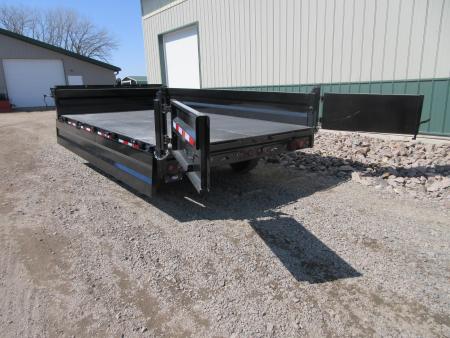 New 2026 14'x96" 14K PJ Deckover Dump Trailer