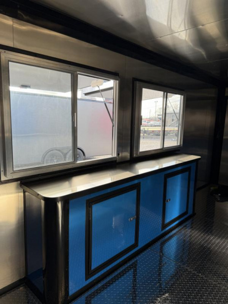 New 2026 Coast 2 Coast 8.5X20 TA CONCESSION TRAILER FULLY EQUIPPED BLACKOUT Concession