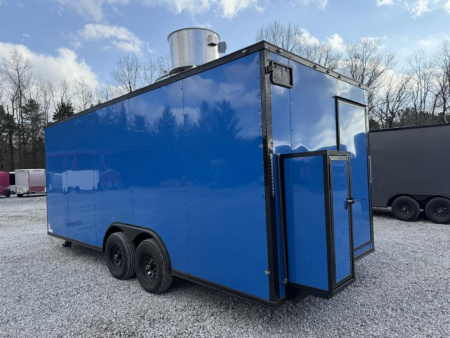 New 2026 Coast 2 Coast 8.5X20 TA CONCESSION TRAILER FULLY EQUIPPED BLACKOUT Concession