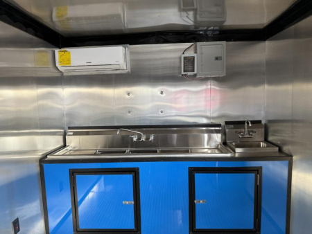 New 2026 Coast 2 Coast 8.5X20 TA CONCESSION TRAILER FULLY EQUIPPED BLACKOUT Concession