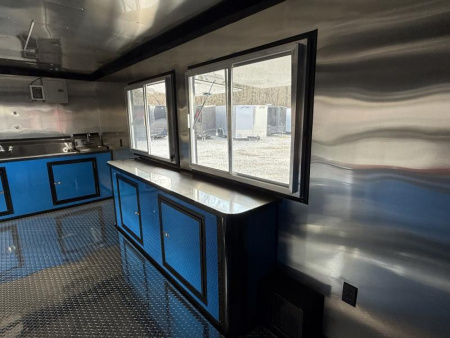 New 2026 Coast 2 Coast 8.5X20 TA CONCESSION TRAILER FULLY EQUIPPED BLACKOUT Concession