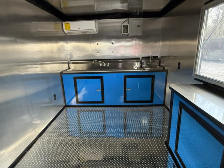 New 2026 Coast 2 Coast 8.5X20 TA CONCESSION TRAILER FULLY EQUIPPED BLACKOUT Concession