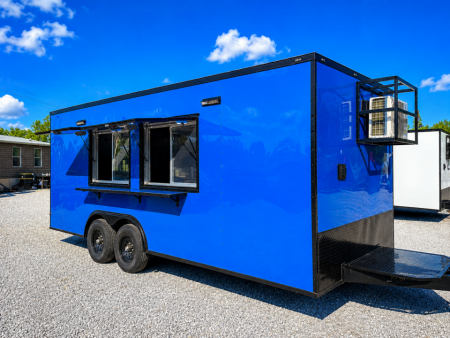 New 2026 Coast 2 Coast 8.5X20 TA CONCESSION TRAILER FULLY EQUIPPED BLACKOUT Concession
