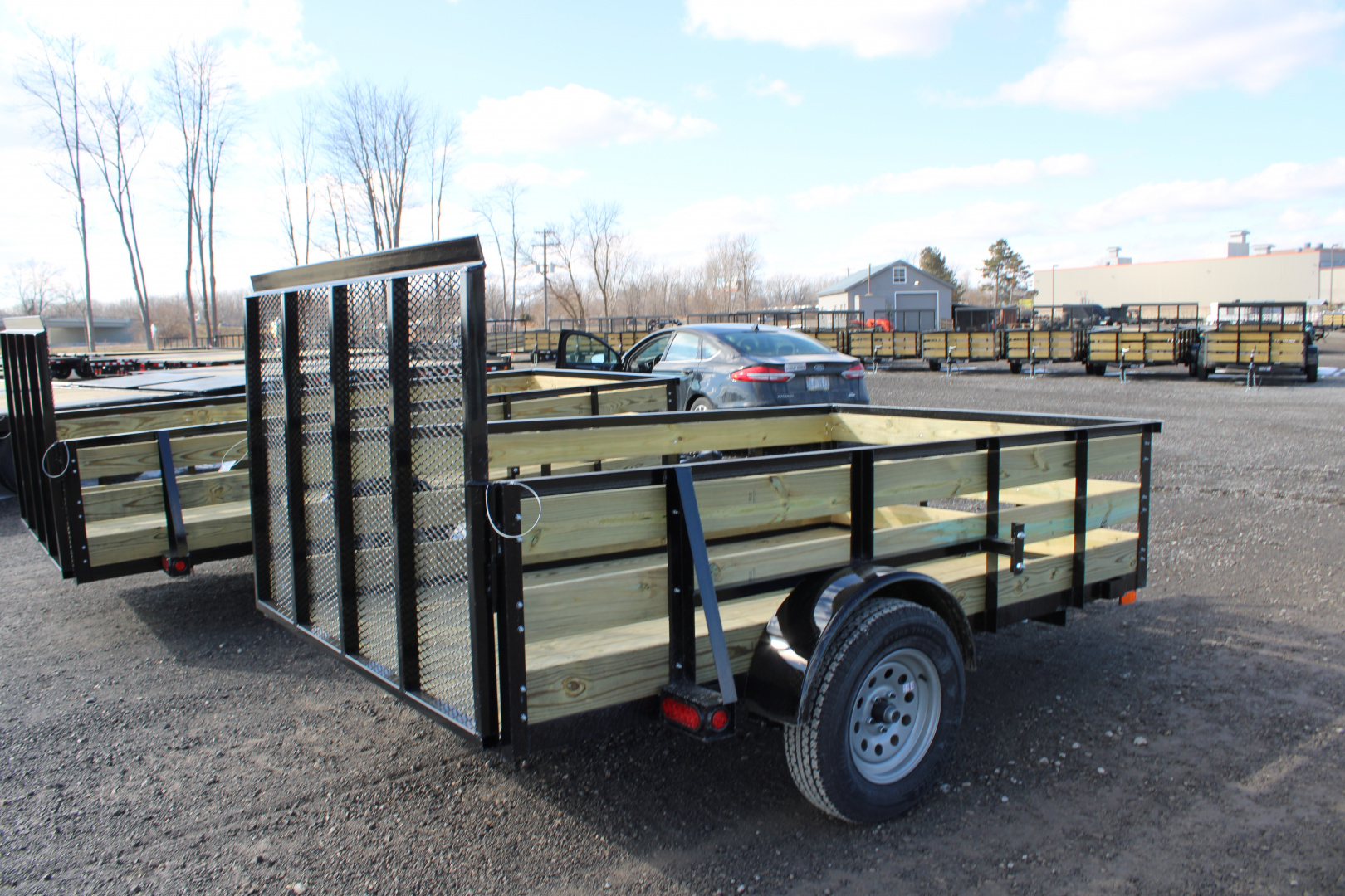 New 2027 TMT 6X10 HS STOCK ID 52340 Landscape Trailer