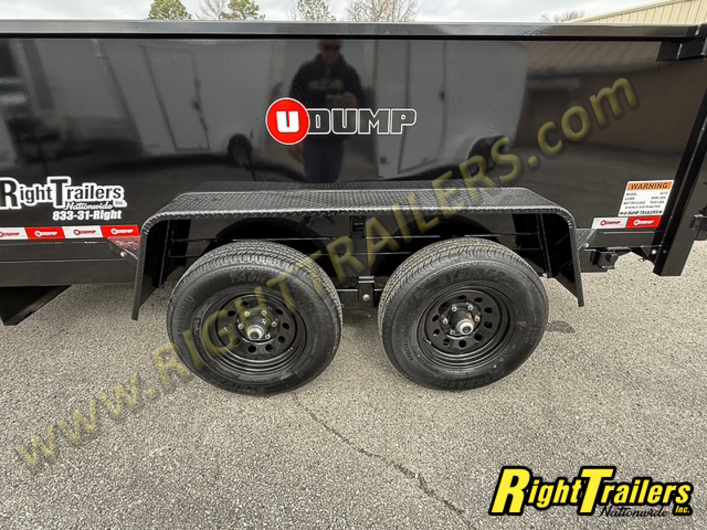 New 2026 6X12 U-Dump Dump Trailer