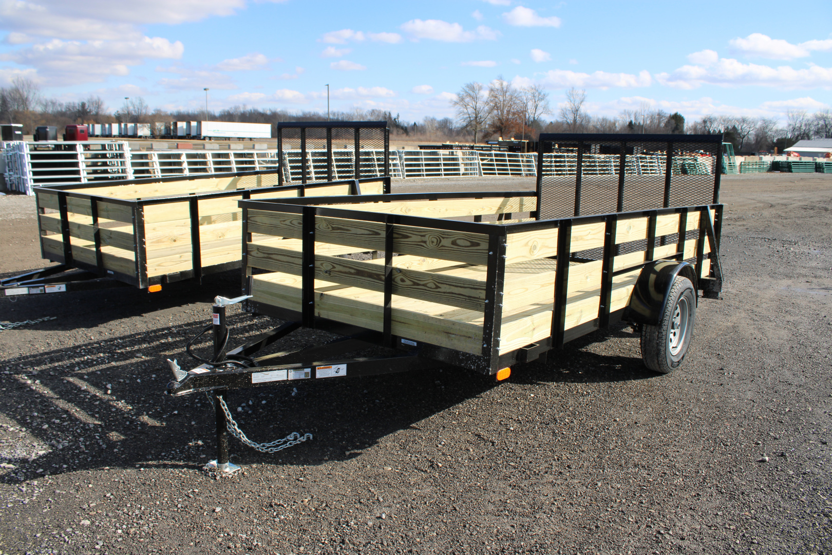 New 2027 TMT 6X12 HS STOCK ID 52342 Landscape Trailer