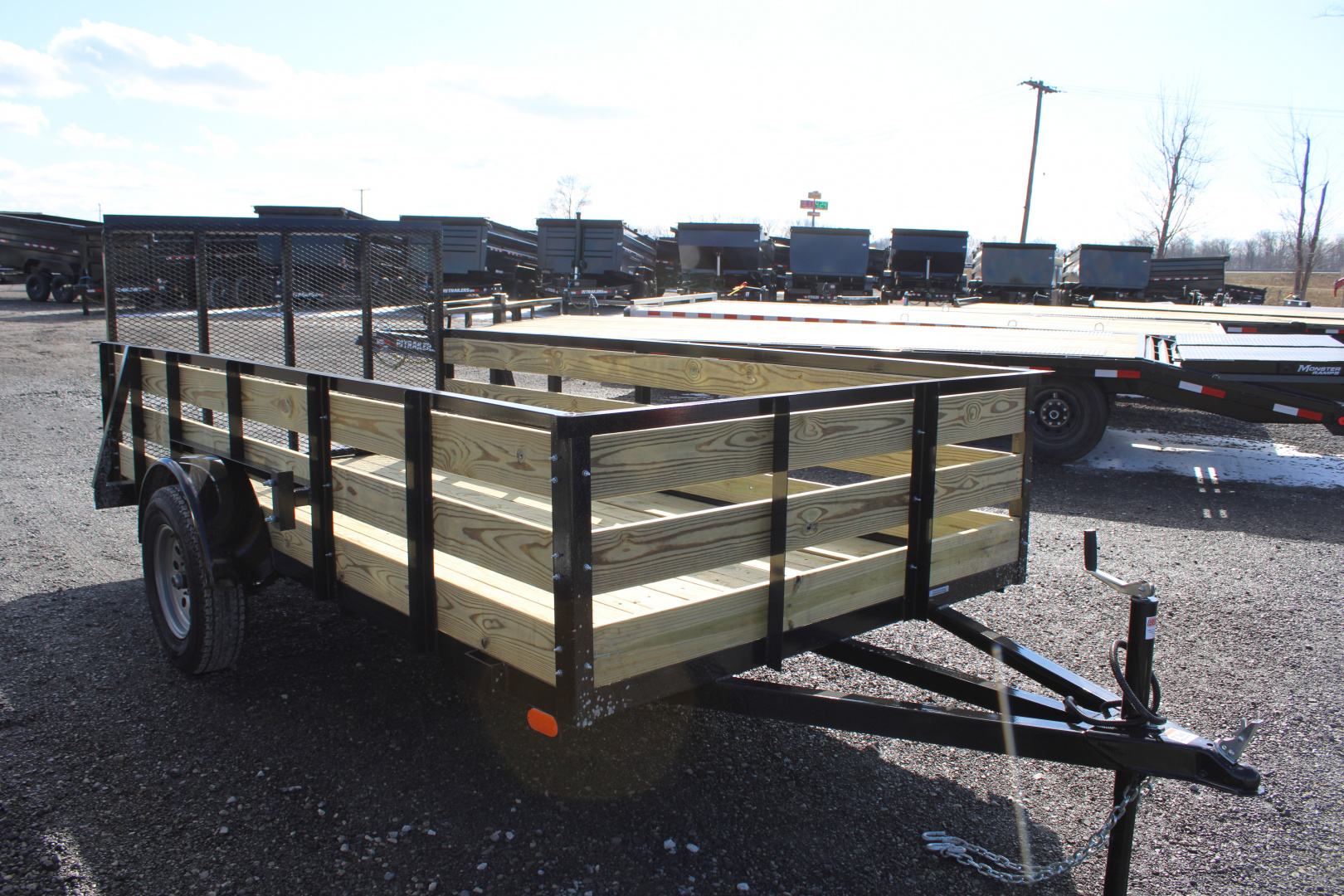 New 2027 TMT 6X12 HS STOCK ID 52342 Landscape Trailer