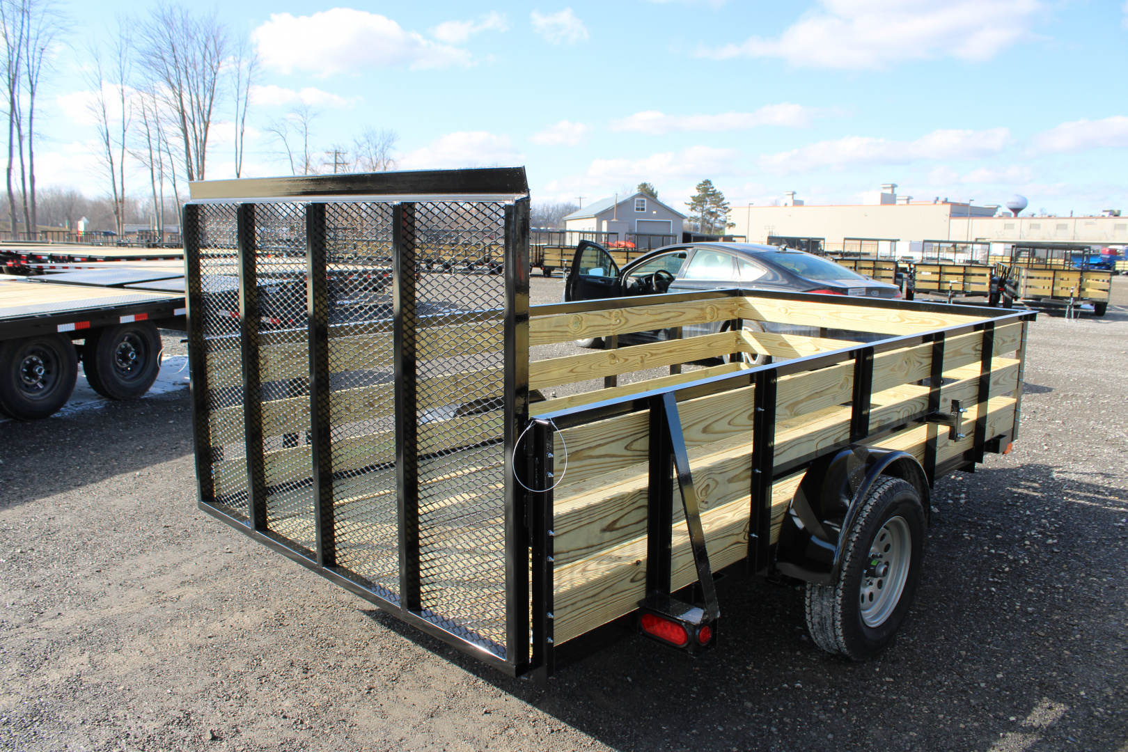 New 2027 TMT 6X12 HS STOCK ID 52342 Landscape Trailer