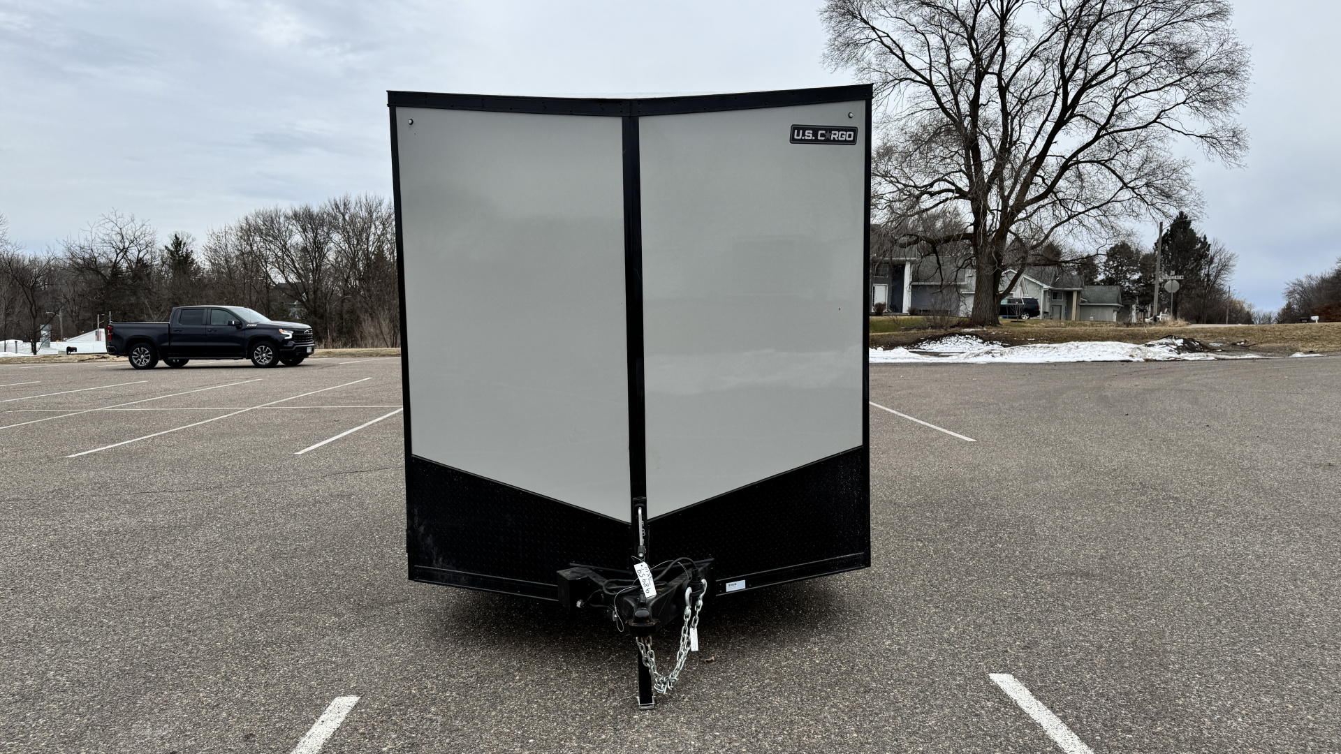 New US Cargo 7.5x14 Enclosed Trailer - RAMP DOOR & Blackout Package!
