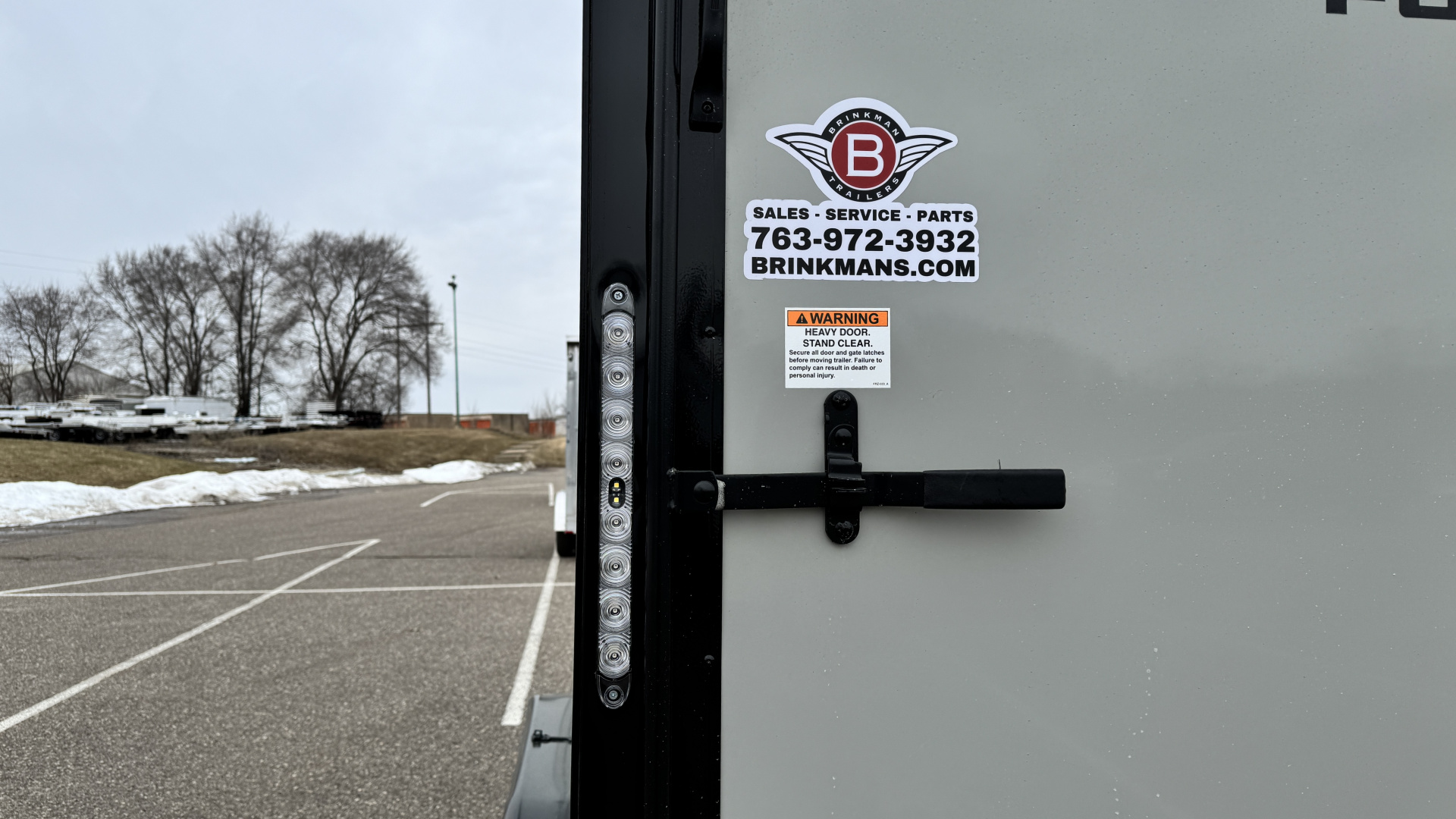 New US Cargo 7.5x14 Enclosed Trailer - RAMP DOOR & Blackout Package!