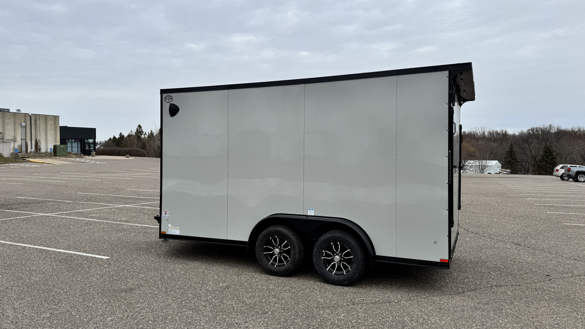 New US Cargo 7.5x14 Enclosed Trailer - RAMP DOOR & Blackout Package!
