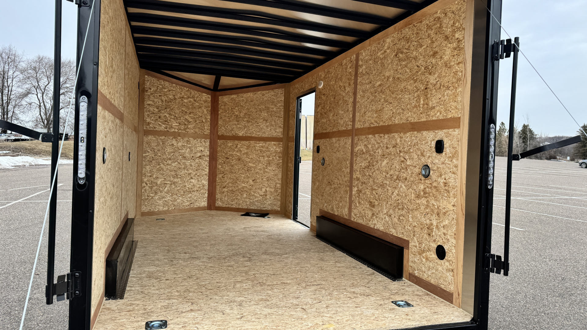 New US Cargo 7.5x14 Enclosed Trailer - RAMP DOOR & Blackout Package!