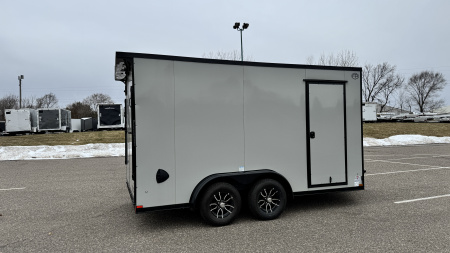 New US Cargo 7.5x14 Enclosed Trailer - RAMP DOOR & Blackout Package!