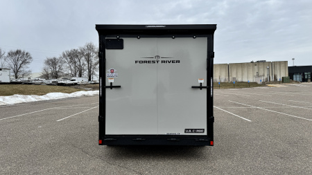 New US Cargo 7.5x14 Enclosed Trailer - RAMP DOOR & Blackout Package!