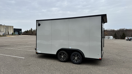 New US Cargo 7.5x14 Enclosed Trailer - RAMP DOOR & Blackout Package!