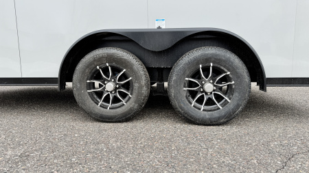 New US Cargo 7.5x14 Enclosed Trailer - RAMP DOOR & Blackout Package!